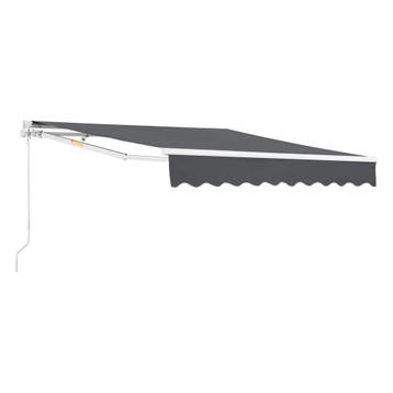 Zonnescherm Bitonto luifel handbediend met knikarm 250x200 c, Verzenden, Nieuw