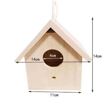 Houten Vogelhuis voor Buiten – Nestkastje voor Tuin, Dieren en Toebehoren