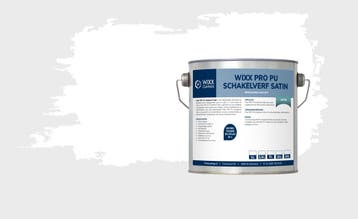 Wixx PRO PU Schakelverf Satin Wit 1L, Verzenden, Wit, Nieuw, Verf