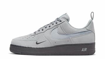 Nike Air Force 1 Low 07 LV8 Reflective Swoosh Cool Grey, Nieuw