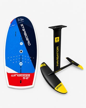 Starboard Wingboard 5’2 Lite Tech - 90L + Unifiber Navigator, Watersport en Boten, Ophalen of Verzenden, Nieuw