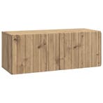 vidaXL Wandbeugel TV-kast Artisanaal eiken 78,5 x 31 x 30 cm, Minder dan 50 cm, Verzenden, Nieuw, Minder dan 100 cm