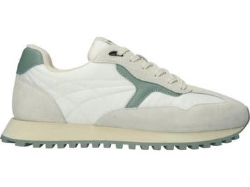 Blackstone Scoria Legend Sneakers - Wit/Groen - Maat 44, Verzenden, Nieuw