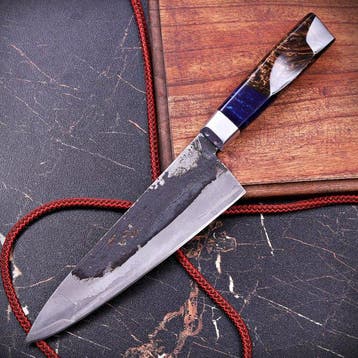 Custom Hand-Forged Premium Chefs Knife - Tafelmes - Staal,