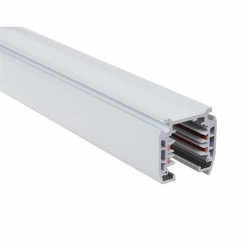 Spanningsrail - Prixa - 3 Fase - Opbouw - Aluminium - Wit -, Huis en Inrichting, Ophalen of Verzenden, Nieuw