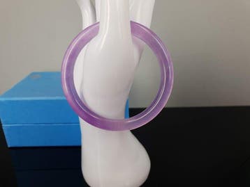 Natuurlijke edelsteen amethist / Circuit: 19 cm / Gratis