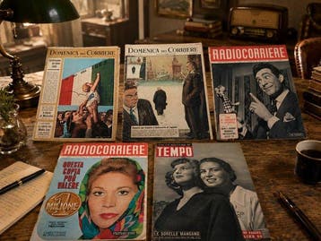 Lotto 17 riviste italiane d’epoca – Domenica del Corriere,, Antiek en Kunst