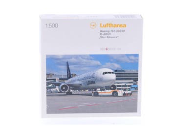 Schaal 1:500 Herpa 502795 Lufthansa Boeing 767-300 Star..., Ophalen of Verzenden, Gebruikt