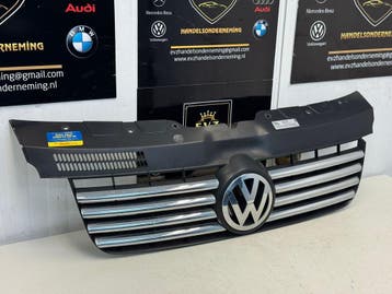 VW Transporter T5 bj.2005 Grille+Embleem art.7H0807101/5, Gebruikt, Voor, Volkswagen, Bumper