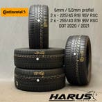 225/45/18 255/40/18 Continental winterbanden 6/5,5mm profiel, 18 inch, Gebruikt, 255 mm, Band(en)