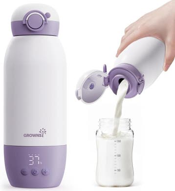 Draagbare Flessenwarmer | Accu 10000mAh | 33% Korting, Ophalen of Verzenden, Zo goed als nieuw, Flessen- of potjesverwarmer