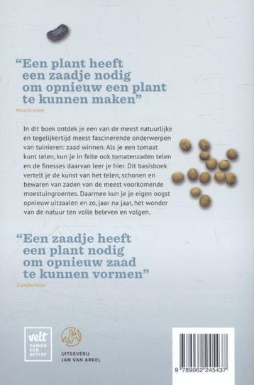 Zelf zaden telen 9789062245437, Verzenden, Zo goed als nieuw