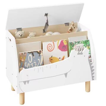 Kinderboekenkast met Speelgoedbank – Opbergkast 60×44×30 cm, Huis en Inrichting, Kasten | Overige, Verzenden, Nieuw