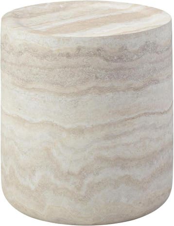 Scandinavisch bijzettafel - van glasvezelversterkt kunststof, Verzenden, Zo goed als nieuw