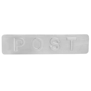 Front voor Homebox buitenklep mat nikkel - Mooi Deurbeslag, Ophalen of Verzenden, Nieuw, Koper of Messing, Overige typen