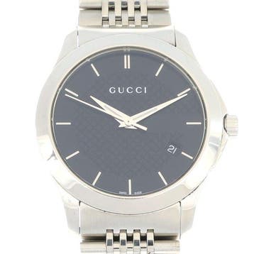 Gucci - Gucci G-Timeless Slim Quartz Black Dial - Zonder, Nieuw