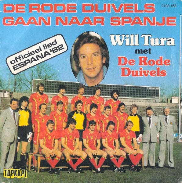 Single vinyl / 7 inch - Will Tura - De Rode Duivels Gaan..., Cd's en Dvd's, Vinyl Singles, Zo goed als nieuw, 7 inch, Nederlandstalig
