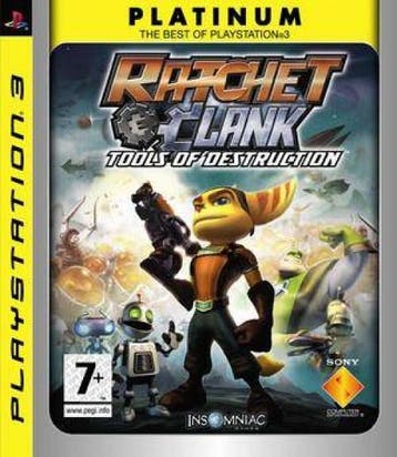 Ratchet & Clank Tools of Destruction (platinum) (PlayStat..., Spelcomputers en Games, Verzenden, Gebruikt, Vanaf 3 jaar
