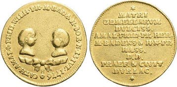 Goud-dukat 1776 Baden-durlach Karl Friedrich 1738-1806, Postzegels en Munten, Verzenden