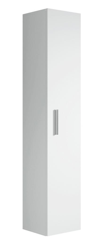 Badkamerkast Pluto 30 x 30 x 150 cm Mat wit Kolomkast, Huis en Inrichting, Badkamer | Badkamermeubels, Nieuw, (Half)hoge kast