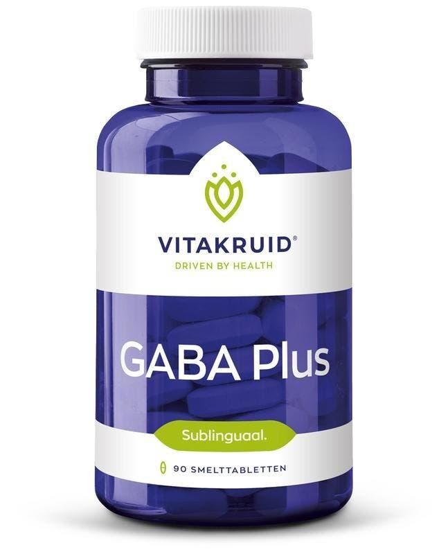 Vitakruid GABA Plus - Smelttabletten 180 smelttabletten, Diversen, Verpleegmiddelen, Nieuw, Verzenden