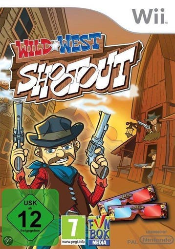 Wild West Shootout (3D) Wii Garantie & morgen in huis!, 1 speler, Ophalen of Verzenden, Zo goed als nieuw