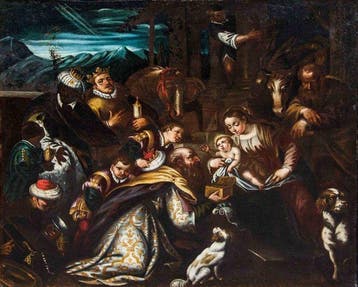 Scuola veneta (XVII) - Adorazione dei Magi
