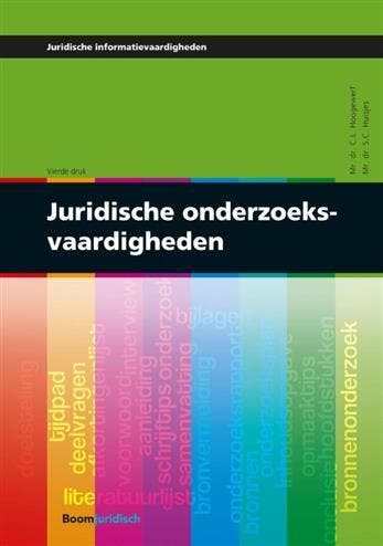 Juridisch onderzoeksvaardigheden, 9789462901759, Boeken, Verzenden, Zo goed als nieuw, HBO