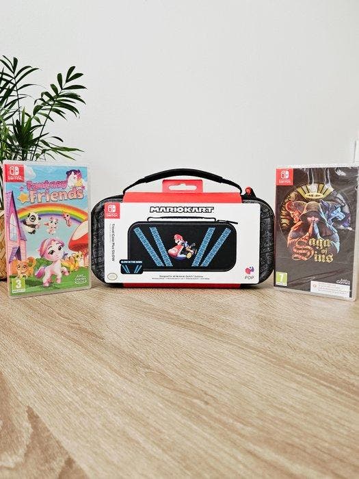 Nintendo - Switch - Super Mario Kart NSW + Saga Of Sins +, Spelcomputers en Games, Spelcomputers | Overige Accessoires