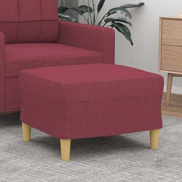 Hocker Modern Wijnrood | Tweedekansje | OP=OP, Minder dan 50 cm, Ophalen of Verzenden, Zo goed als nieuw, Modern