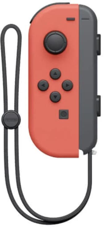 Nintendo Switch Joy-Con Controller Links Neon Rood met polsb, Spelcomputers en Games, Spelcomputers | Nintendo Consoles | Accessoires