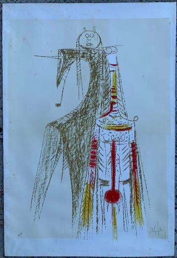 Wifredo Lam (1902-1982) - Totem, Antiek en Kunst