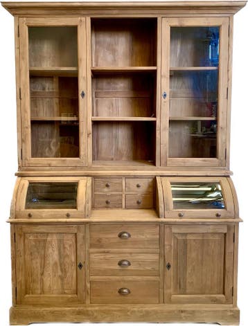 Kruidenierskasten van massief hout !!UIT VOORRAAD GELEVERD!!, Huis en Inrichting, Kasten | Buffetkasten, Teakhout, Nieuw, Ophalen of Verzenden