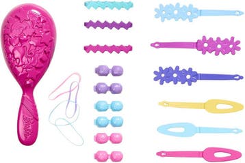 Barbie KapKop Met 21 Accessoires - Blond Haar - 5565142 -, Ophalen of Verzenden, Zo goed als nieuw
