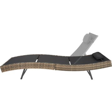 Wicker ligbed Moana - natuur, Verzenden, Nieuw
