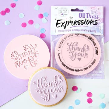 Sweet Stamp Outboss Thank You Heart, Verzenden, Nieuw