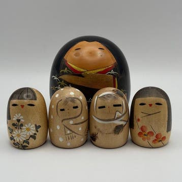 Creatieve schattige kokeshi-pop - Hout - Ta Sekiguchi,