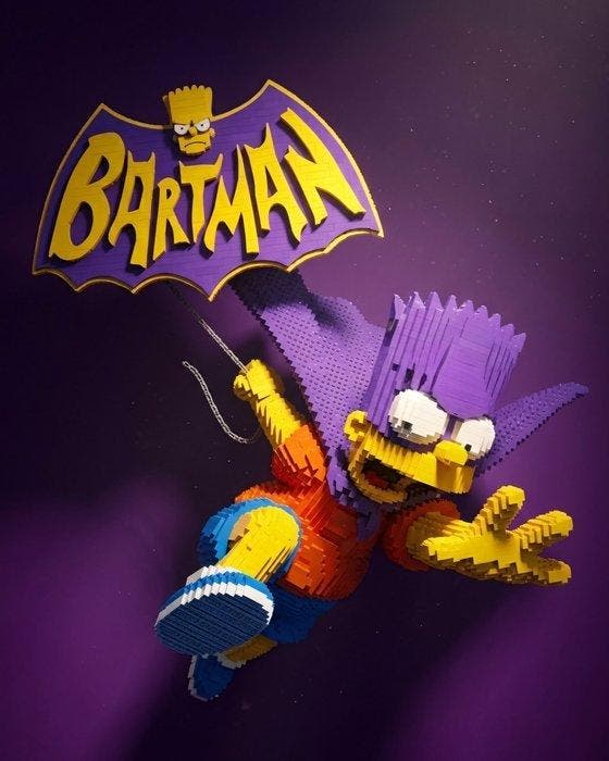 Makayhos - [Canvas] Bartman Flight – Comic Chaos, Kinderen en Baby's, Speelgoed | Duplo en Lego