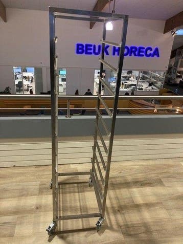 Showroommodel Regaalwagen 9 regalen, Zakelijke goederen, Ophalen, Gebruikt