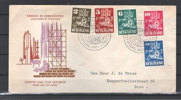 Nederland - Nederland 1950 fdc (018), Gestempeld