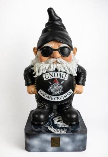 Daluxe Art - sculptuur, Gnome Cruising - 80 cm - Hars