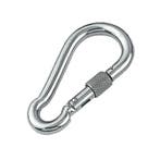 Karabijnhaak / carabiner 10x100mm - Twistlock, Ophalen of Verzenden, Nieuw, Bouten of Moeren