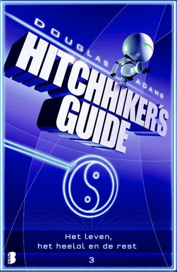 Het leven, het heelal en de rest / Hitchhikers guide / 3, Boeken, Verzenden, Zo goed als nieuw, Douglas Adams