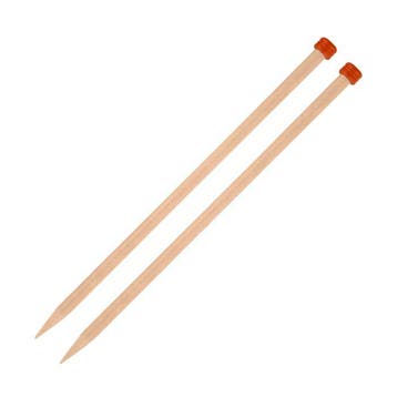 KnitPro Basix Birch Breinaalden (40 cm) - 25 mm, Hobby en Vrije tijd, Breien en Haken, Ophalen of Verzenden, Nieuw