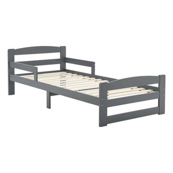 Jeugdbed / Kinderbed Arona - 90 x 200 cm - Grijs, Kinderen en Baby's, Kinderkamer | Bedden, Verzenden, Nieuw