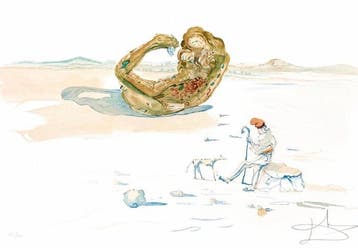 Salvador Dali (1904-1989) - Desert Watch, Suite Time