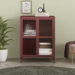 Sideboard Säkylä dressoir 84x64x35 cm Bordeaux rood [en.casa, Huis en Inrichting, Verzenden, Nieuw