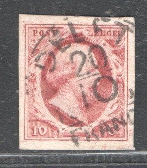 Nederland 1852 - Koning Willem III - 1e emissie - NVPH 2 -, Gestempeld