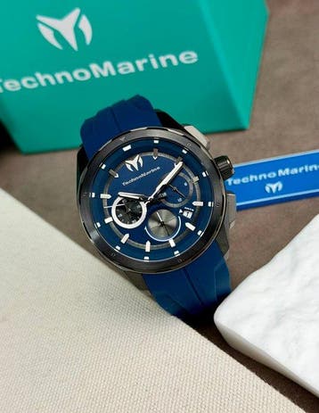 TechnoMarine - OCEAN Chronograph Date Blue - Zonder, Nieuw