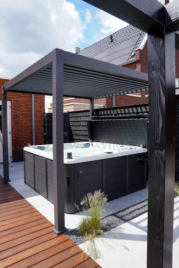 Fox Eternal Jacuzzi | 228x228 | Balboa WiFi | Showroomoutlet, Tuin en Terras, Ophalen of Verzenden, Nieuw, Filter, Vast